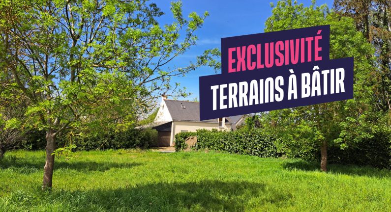Soclova Ecouflant terrain à batir vente angers