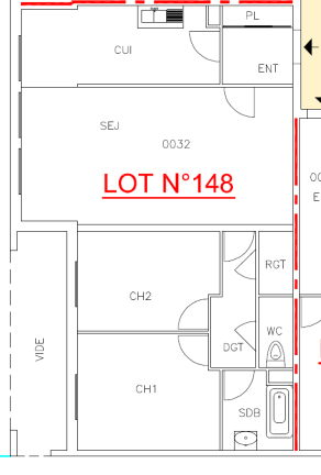 plan du logement lot 148