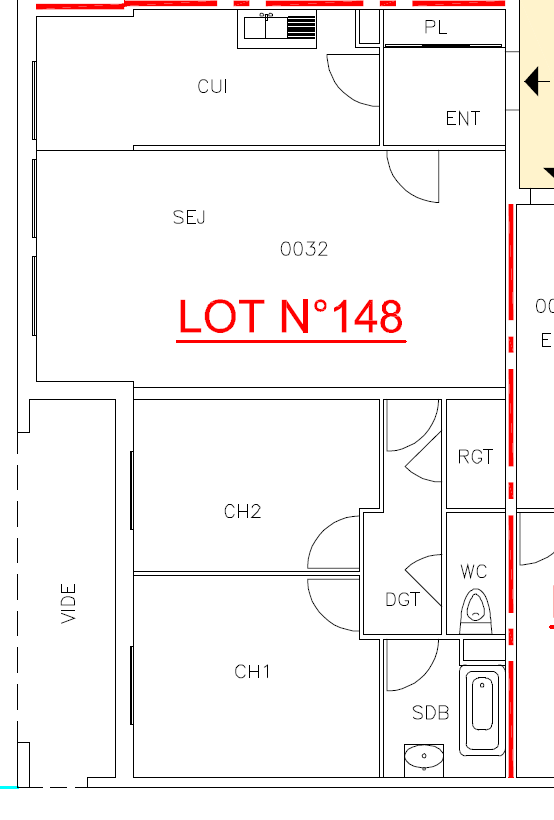 plan du logement lot 148