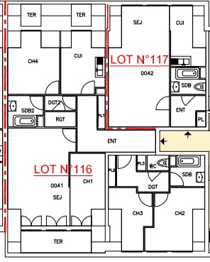 plans logement rdc